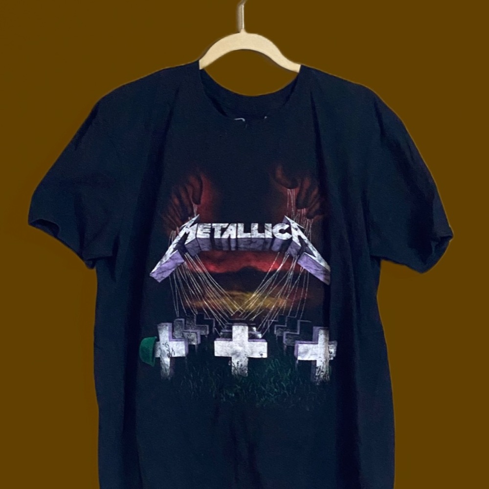 Vintage master of puppets Metallica t shirt size large